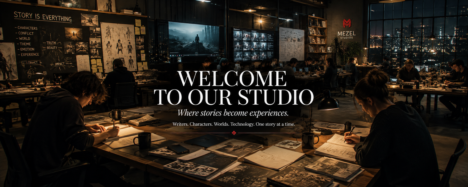 Inside Mezel Studios creative storytelling studio